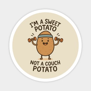 Sweet Potato Mood – Retro Vintage Aesthetic- Funny Sweet Potato Magnet